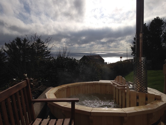 Sea View Cottage Scottish Highlands Hot Tub, Jacuzzi, Sauna