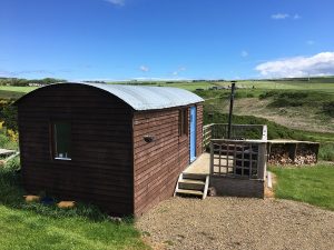 Scottish Shepherds Hut with Hot Tub